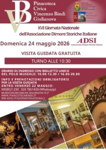 Domenica la Giornata delle Dimore Storiche, a Giulianova visita gratuita guida nella Pinacoteca Bindi