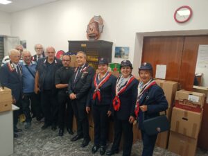 A Chieti i carabinieri in congedo raccolgono 29 cartoni di generi alimentari per i più bisognosi