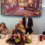 Anche il sindaco di Chieti Legnini alla festa dei 100 anni di nonna Chiarina Federico